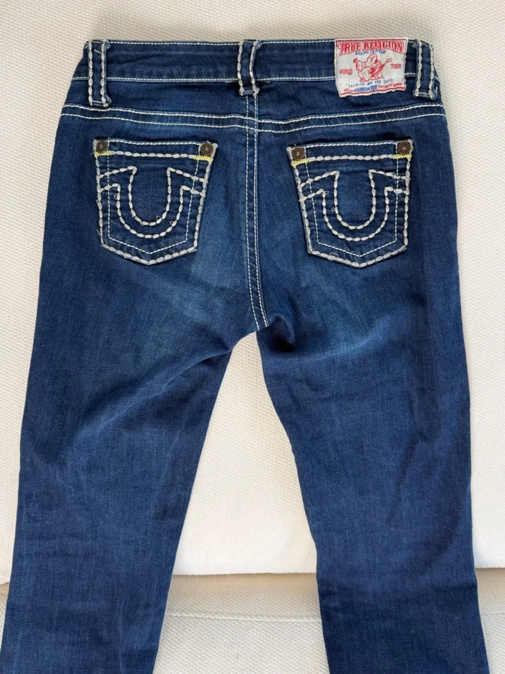 True Religion Women's Dark Indigo Skinny Jeans - Picture 4 of 6